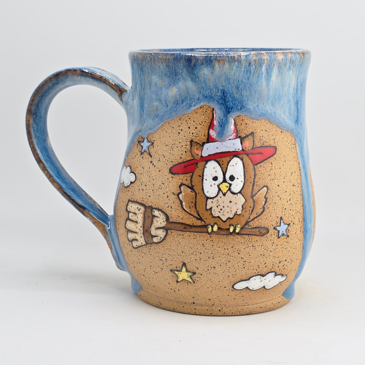 #30 Handmade stoneware Mug *discounted drips