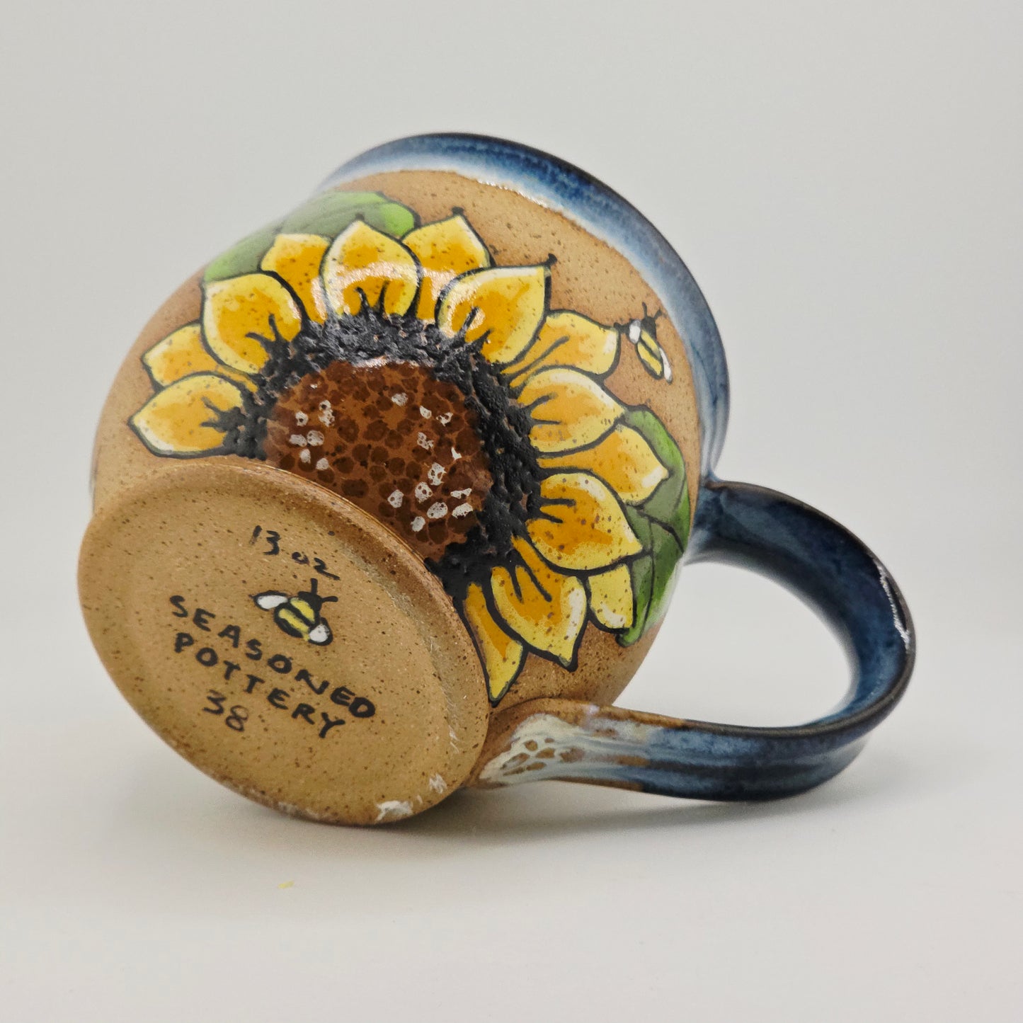 #38 Handmade stoneware Mug    13oz