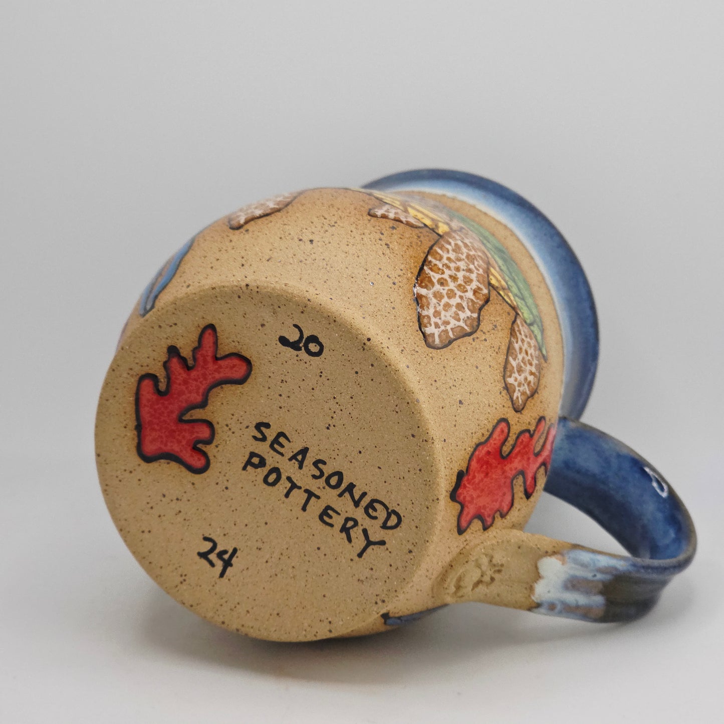 #024 Handmade stoneware Mug   20oz