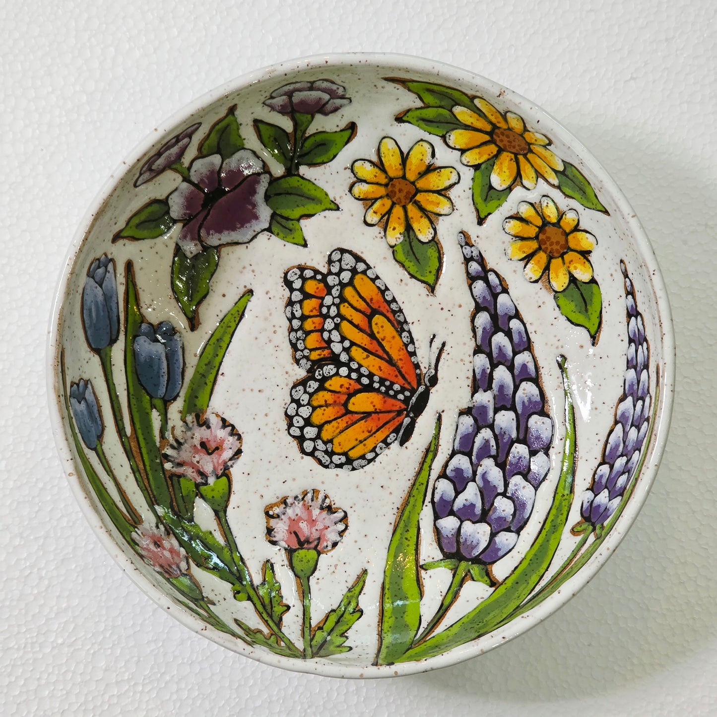 #33 Handmade stoneware bowl 7.5x2