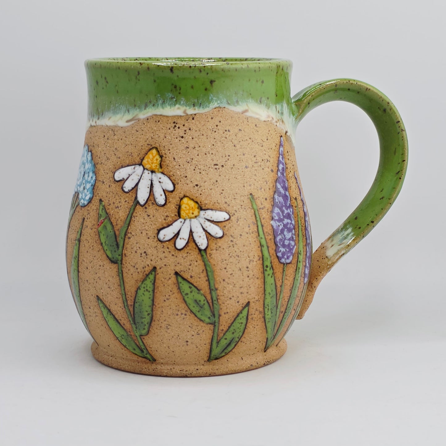 #11 Handmade stoneware Mug 16oz