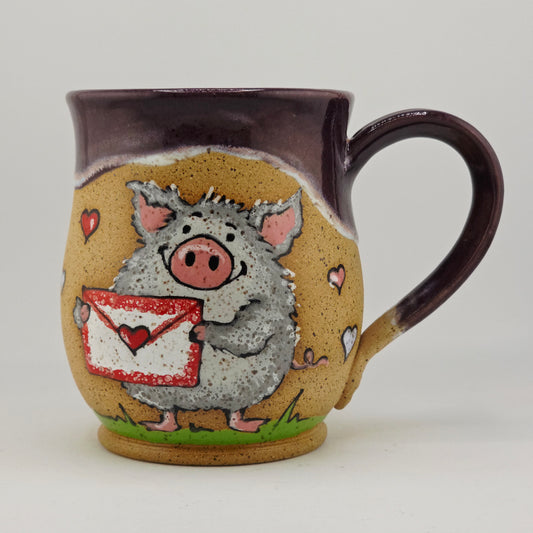 #08 Handmade stoneware mug 15oz