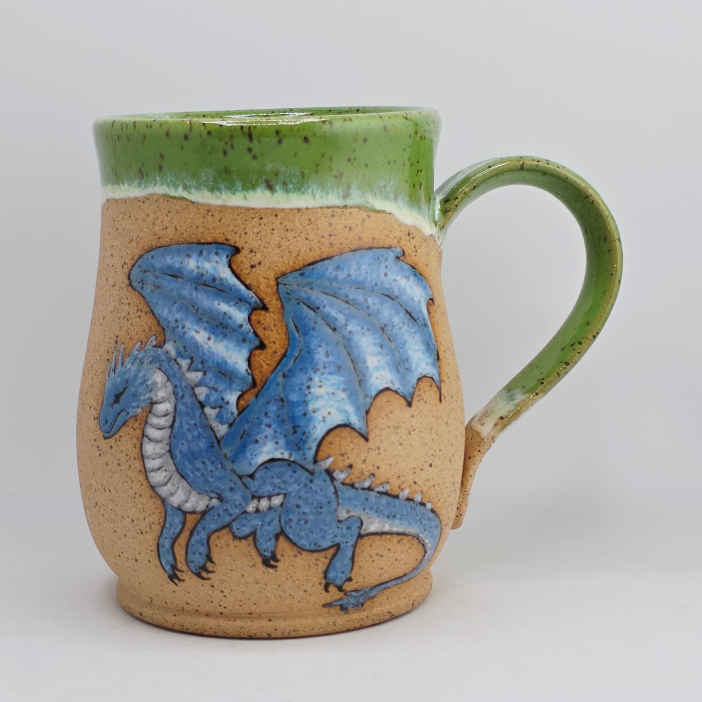 #16 Handmade stoneware Mug 18oz