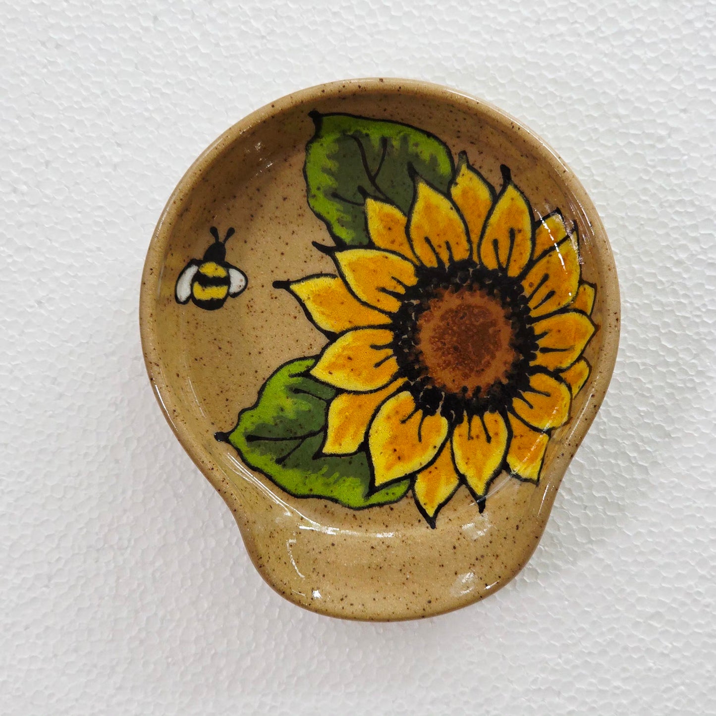#34 Handmade stoneware spoonrest