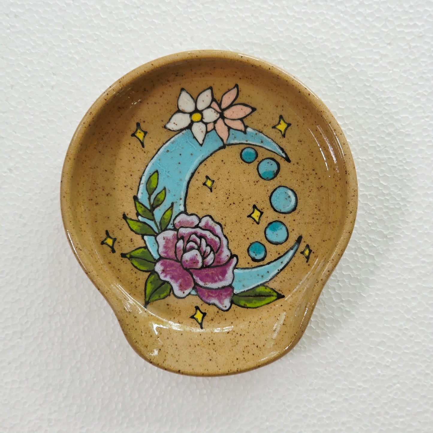 #36 Handmade stoneware spoonrest