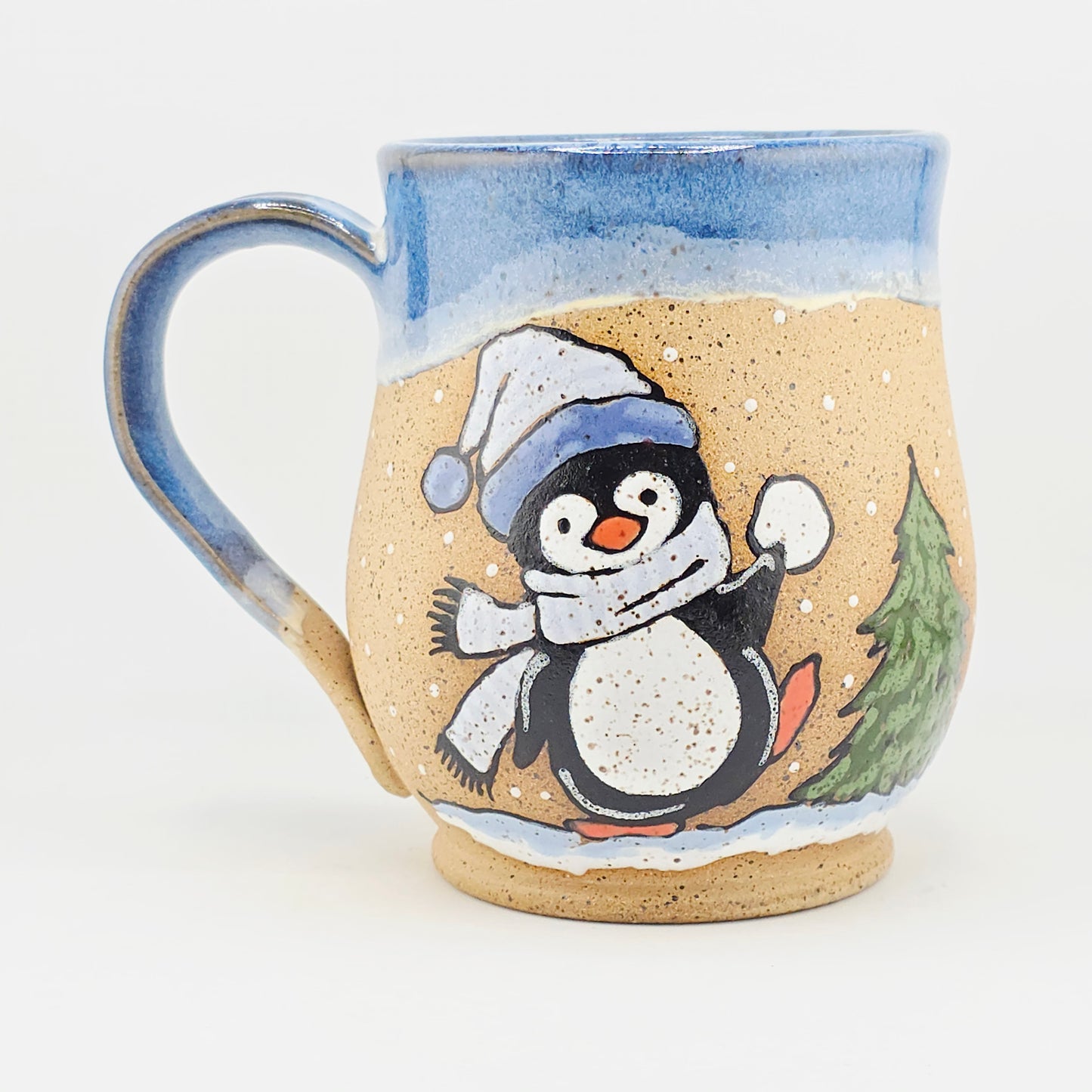 #04 Handmade stoneware mug 16-17oz