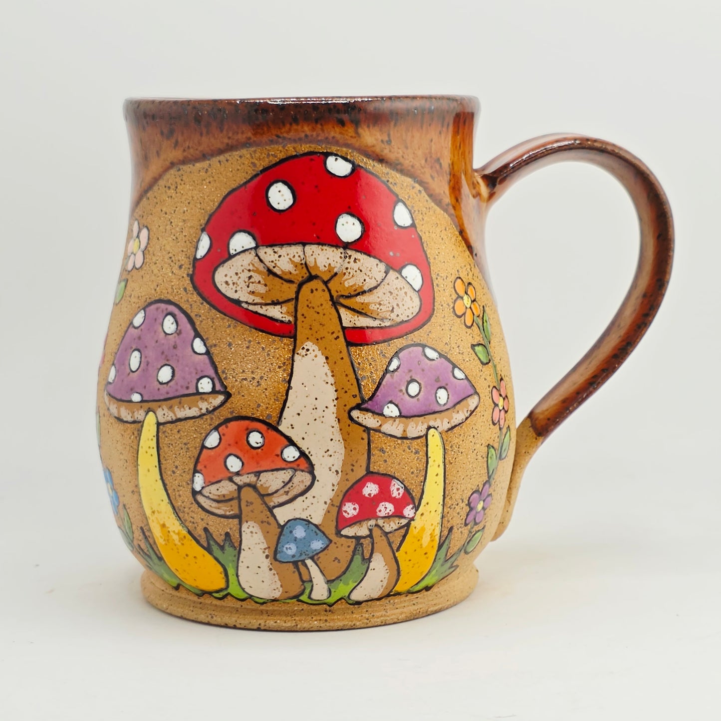 #32 Handmade stoneware Mug 16oz