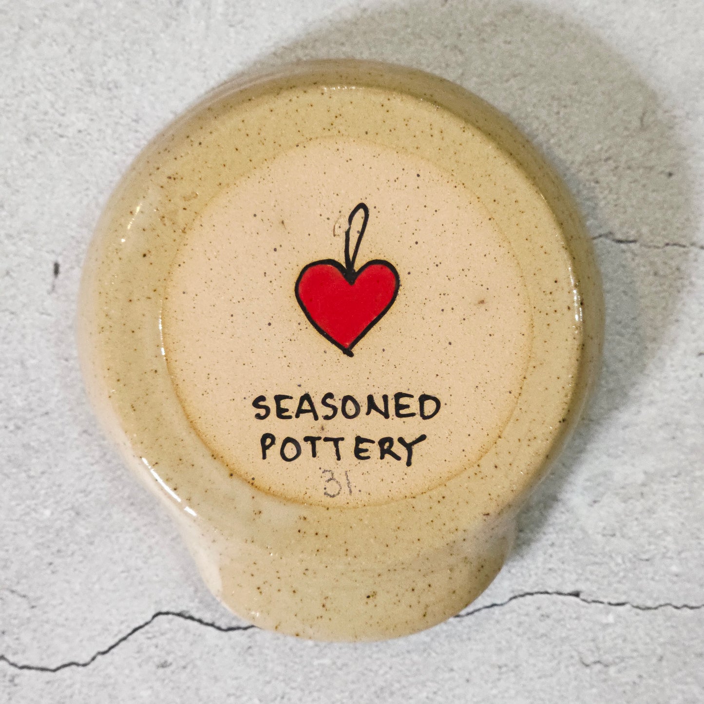 #31 Handmade stoneware spoonrest