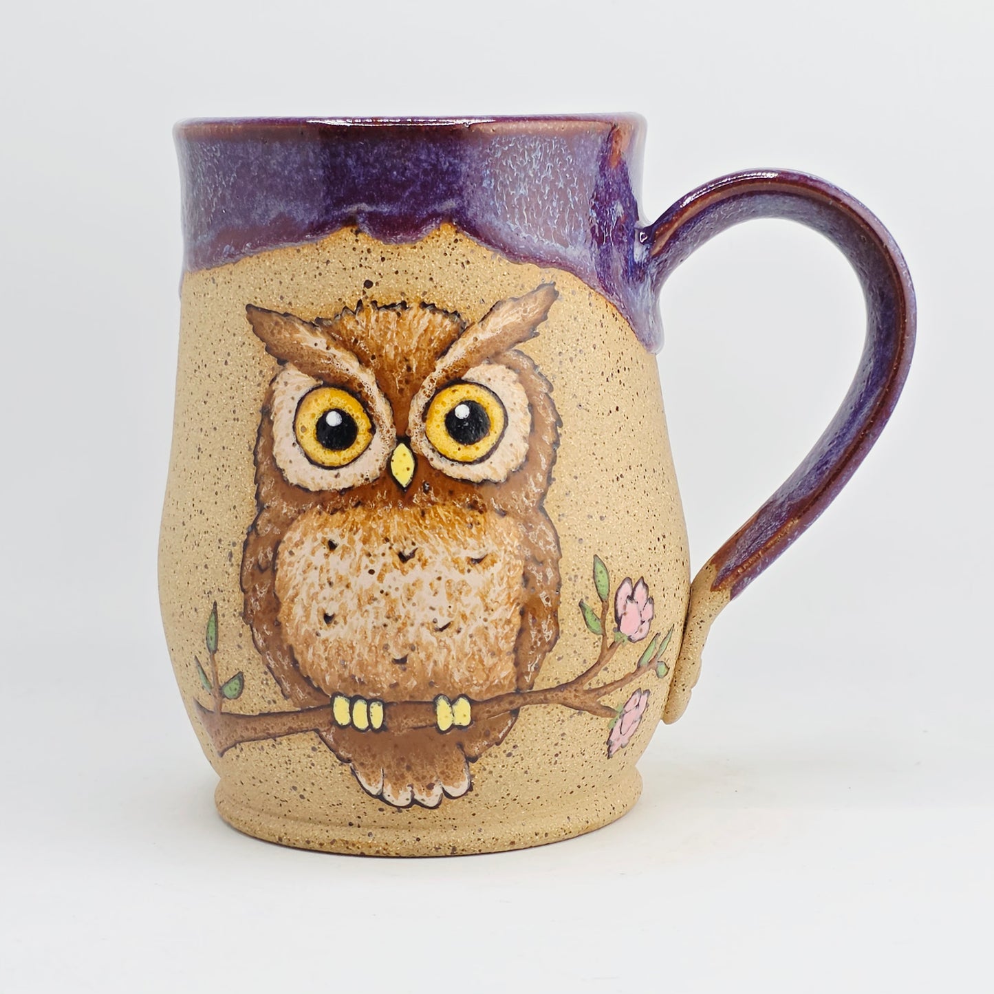 #12 Handmade stoneware Mug 18oz