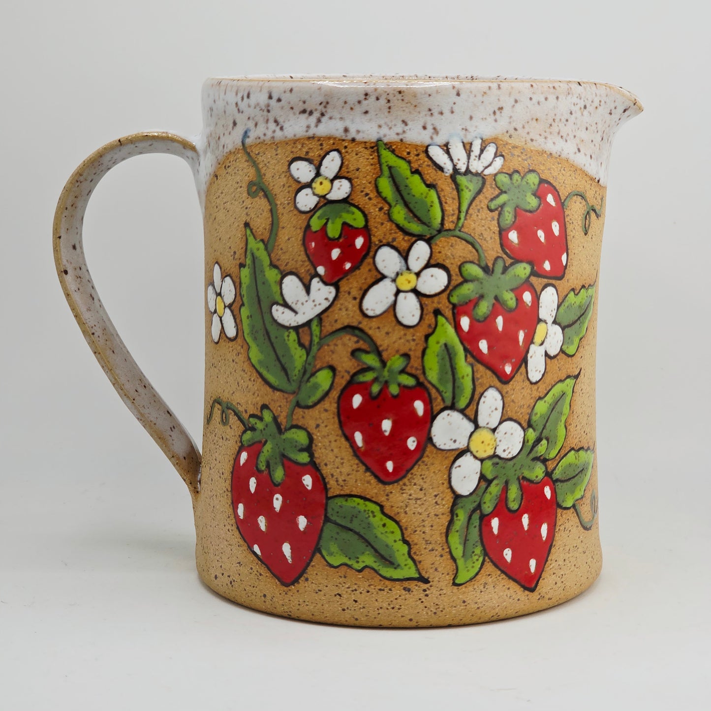 #32 Handmade stoneware Pitcher 5x5