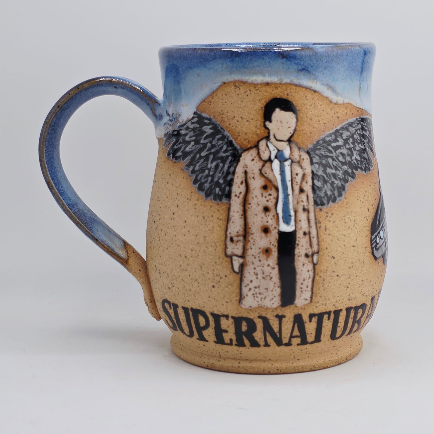 #17 Handmade stoneware Mug 18oz