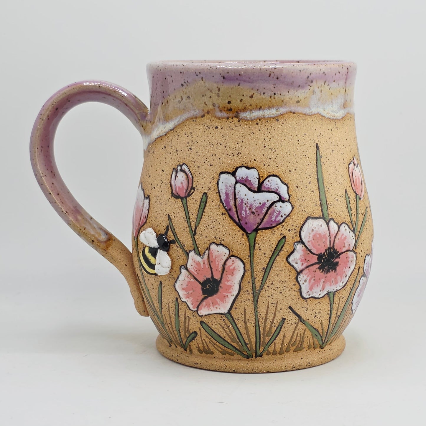 #02 Handmade stoneware Mug 16oz