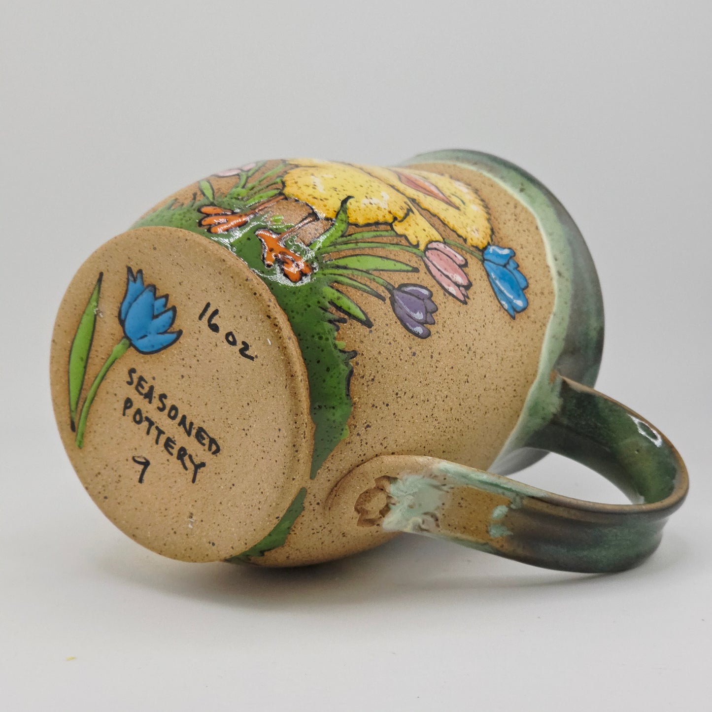 #09 Handmade stoneware Mug    16oz