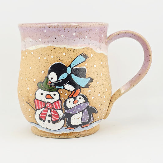 #03 Handmade stoneware mug 16-17oz