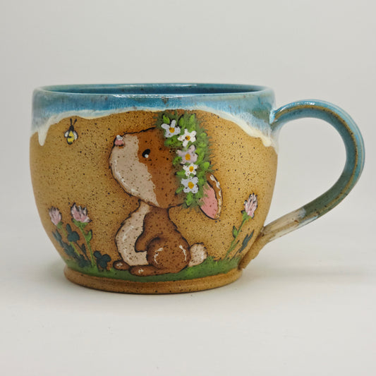 #11 Handmade stoneware Mug  21  oz