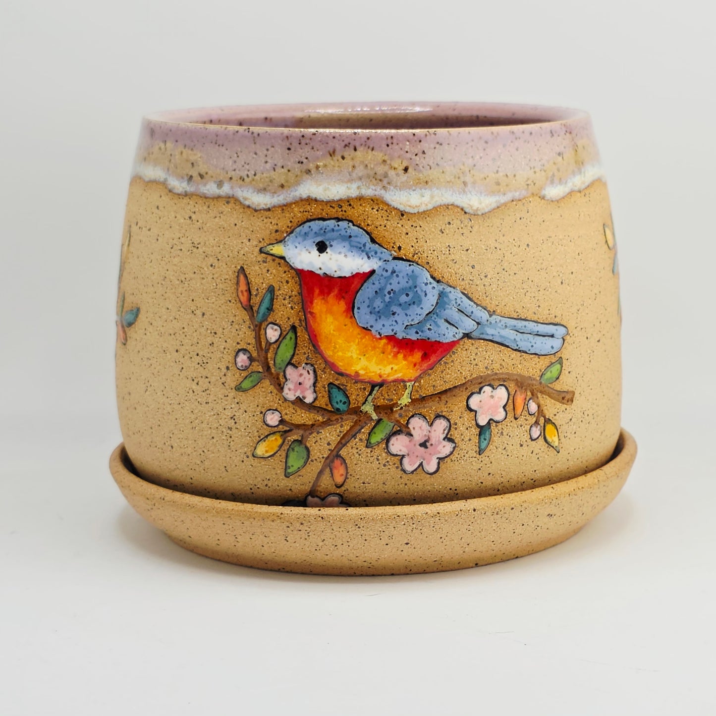 #30 Handmade stoneware Planter 4.5x6