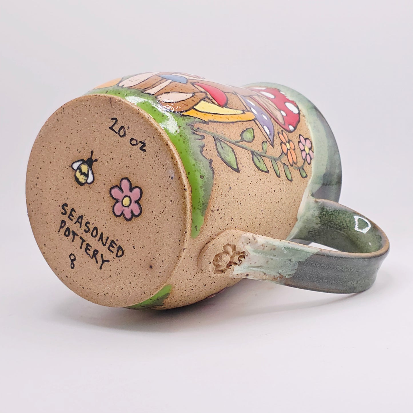 #08 Handmade stoneware Mug 20oz