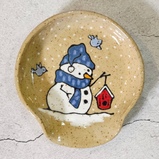 #32 Handmade stoneware spoonrest