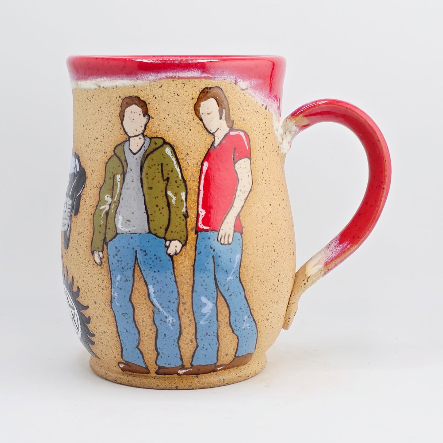 #23 Handmade stoneware Mug 18oz