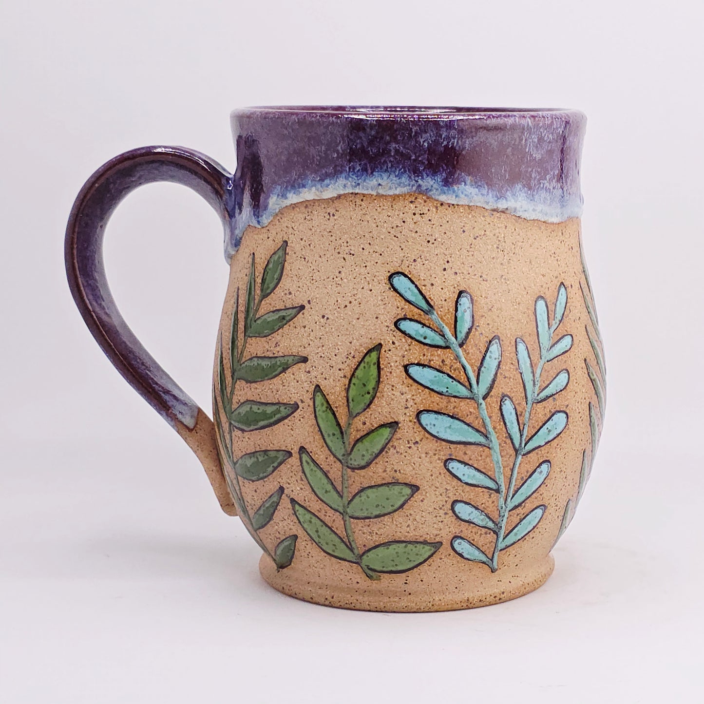 #13 Handmade stoneware Mug 19oz