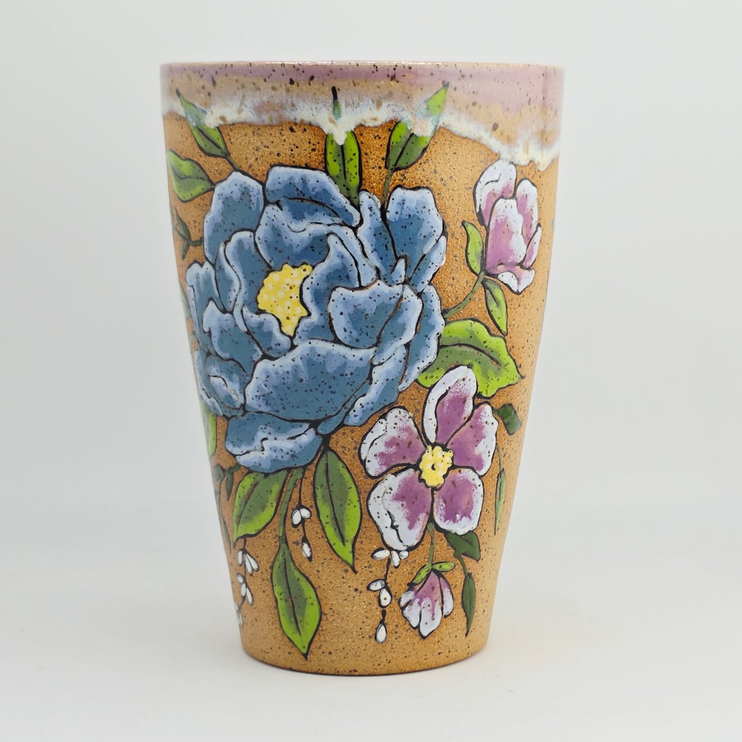 #29 Handmade stoneware Tumbler 20oz
