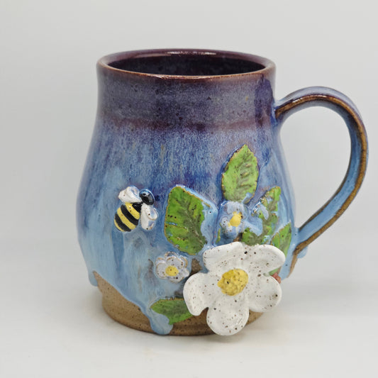 #037 Handmade stoneware Mug   oz
