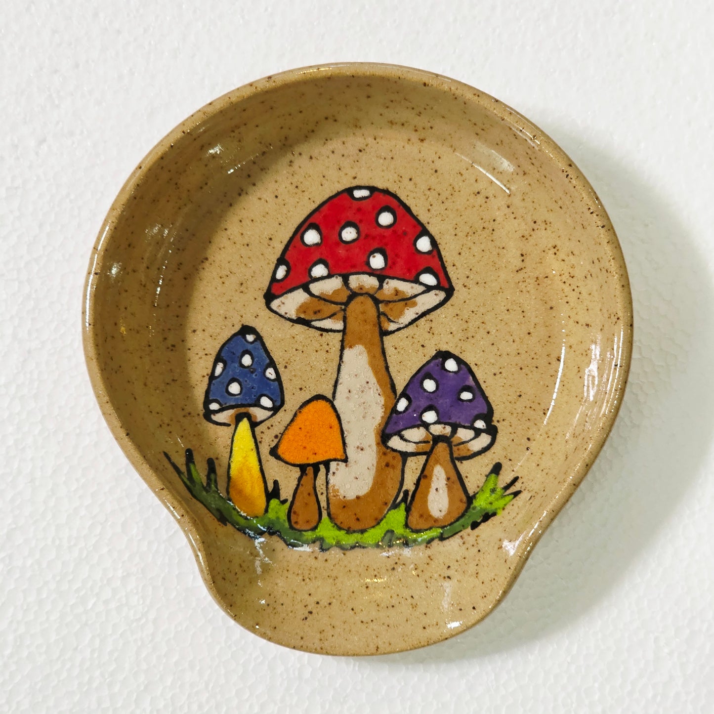 #48 Handmade stoneware spoonrest