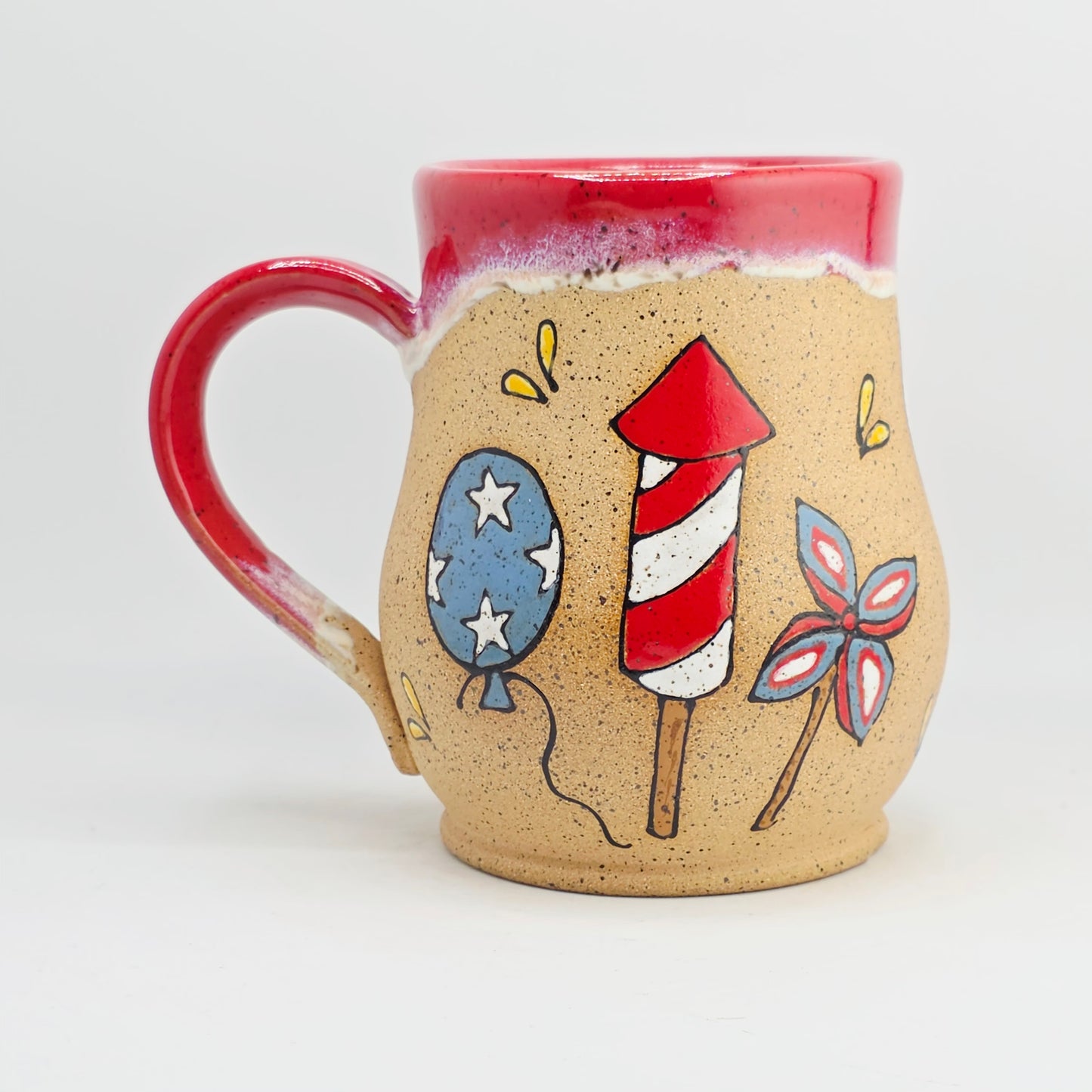 #05 Handmade stoneware Mug 18oz