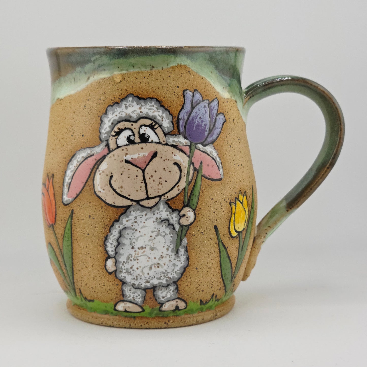 #12 Handmade stoneware Mug    19oz