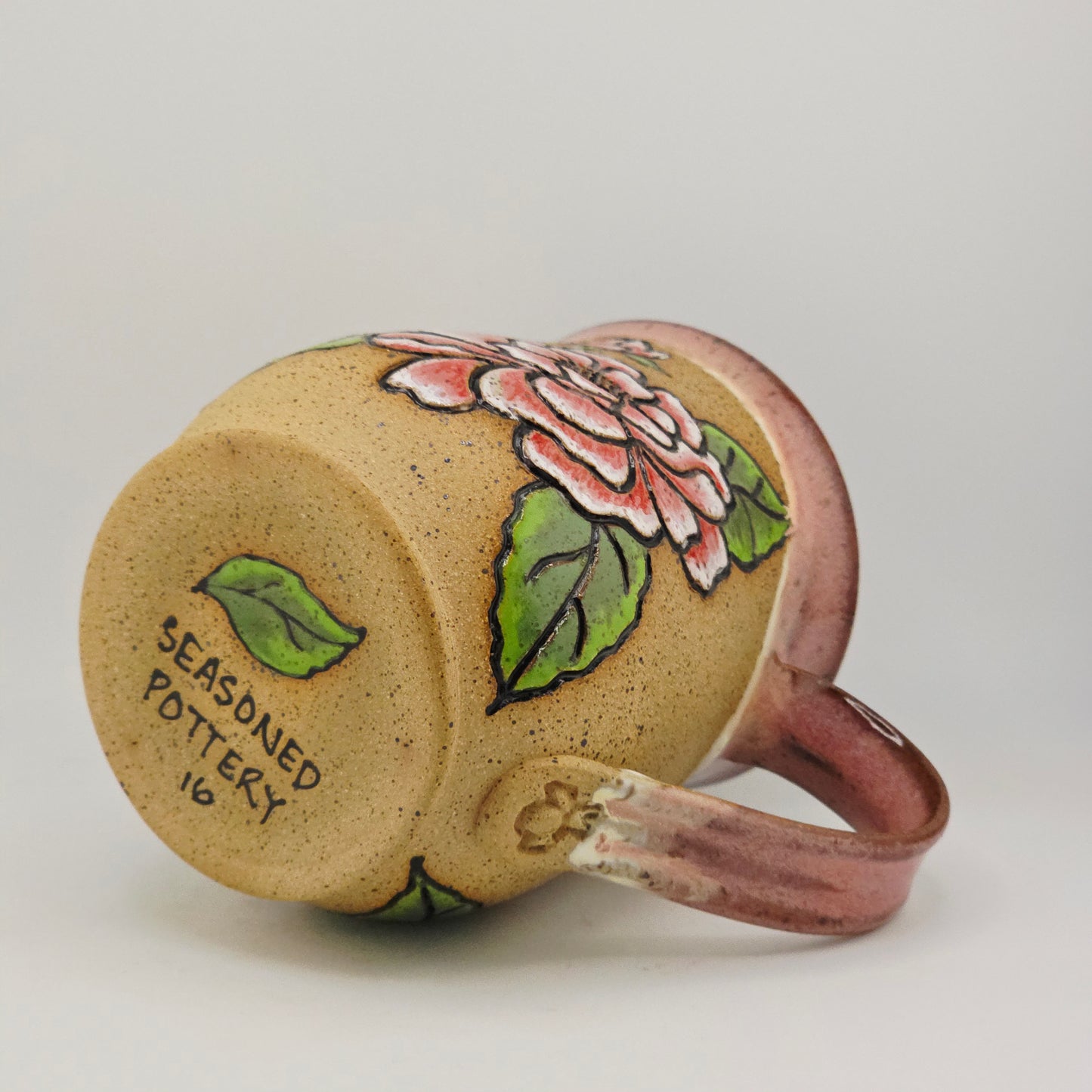 #016 Handmade stoneware mug 18oz