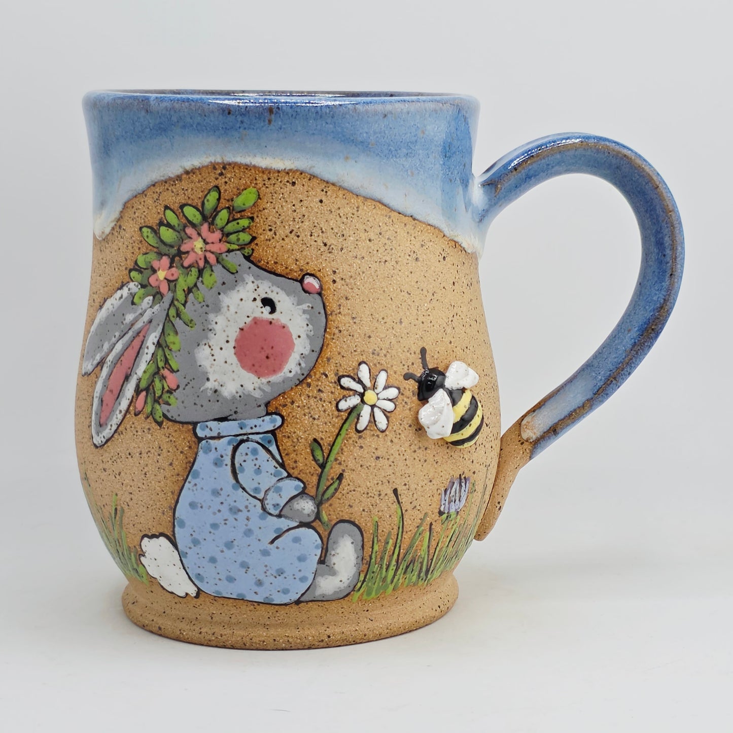 #03 Handmade stoneware Mug 17oz