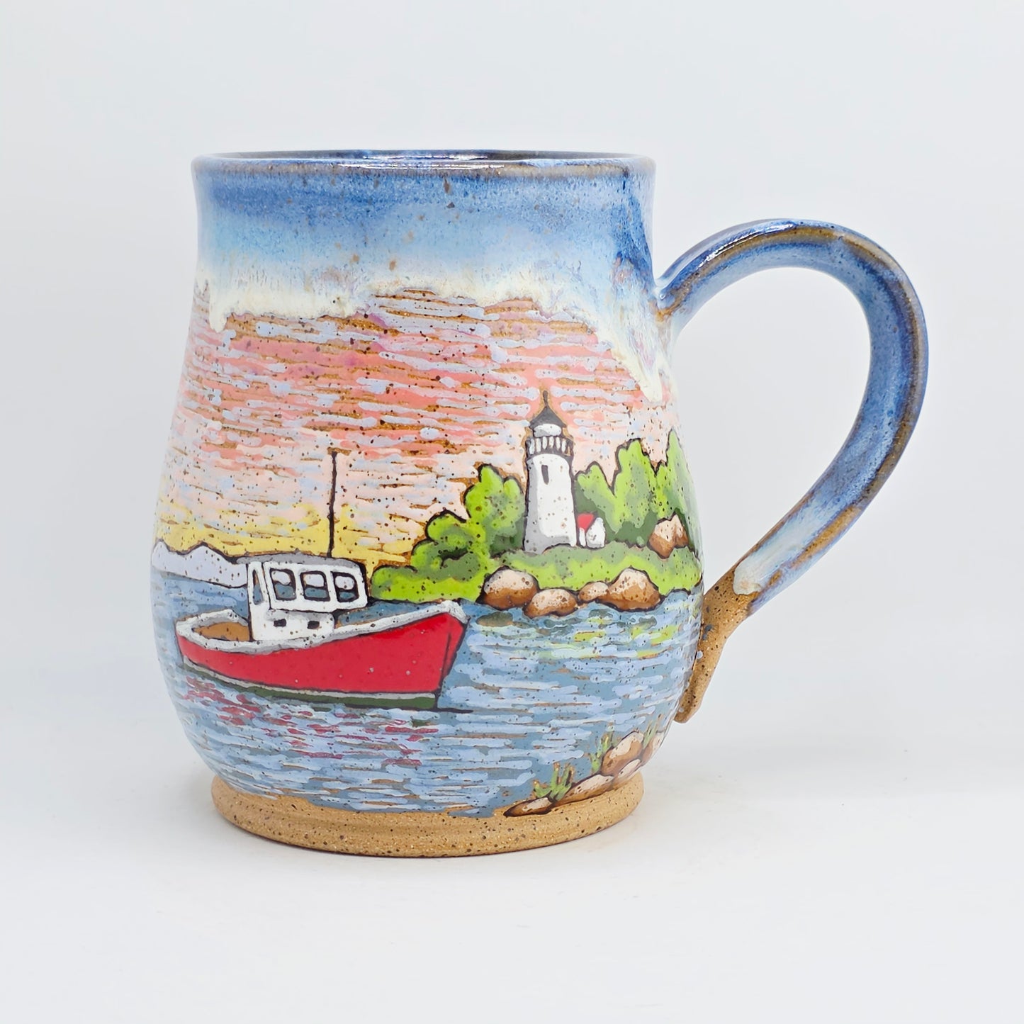 #18 Handmade stoneware Mug 19oz
