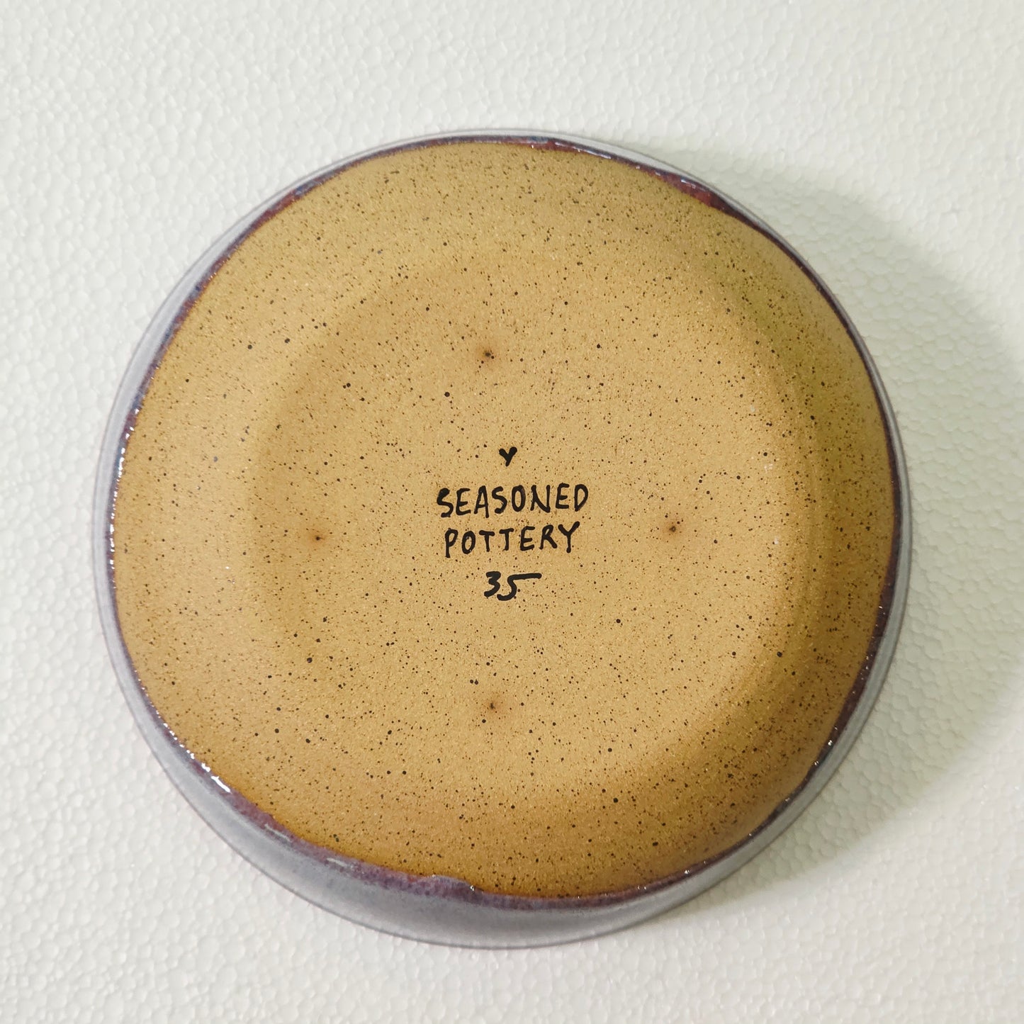 #35 Handmade stoneware bowl 7.5x2