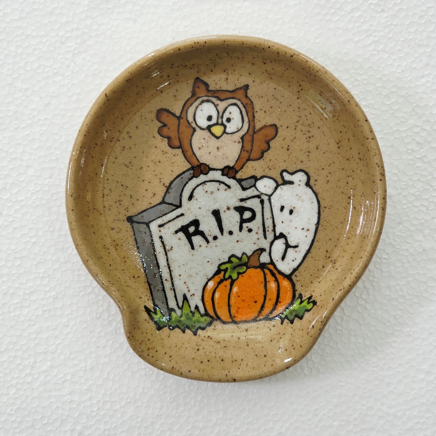 #42 Handmade stoneware spoonrest