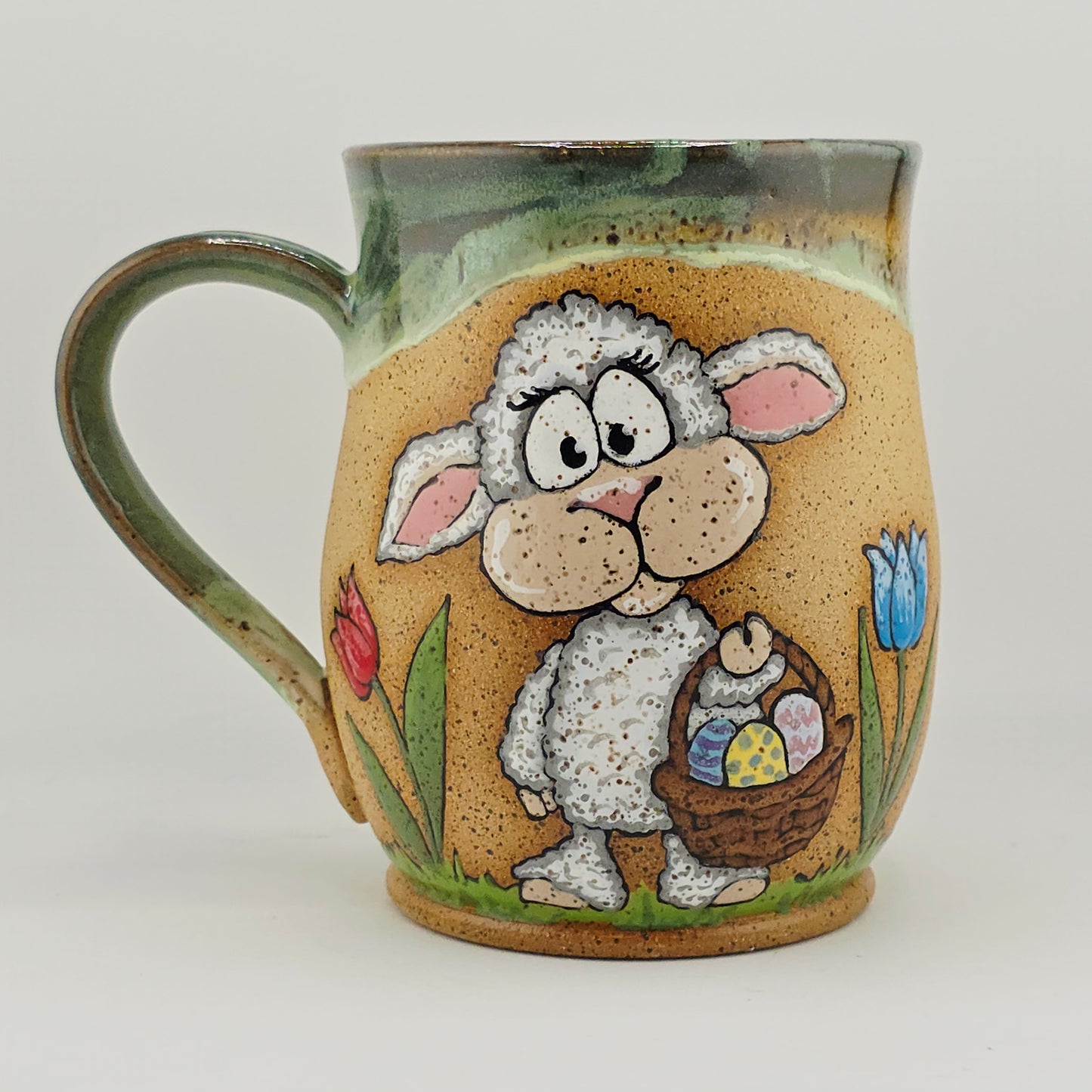 #12 Handmade stoneware Mug    19oz