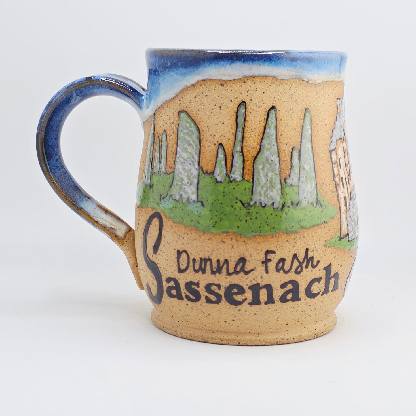 #28 Handmade stoneware Mug 17oz