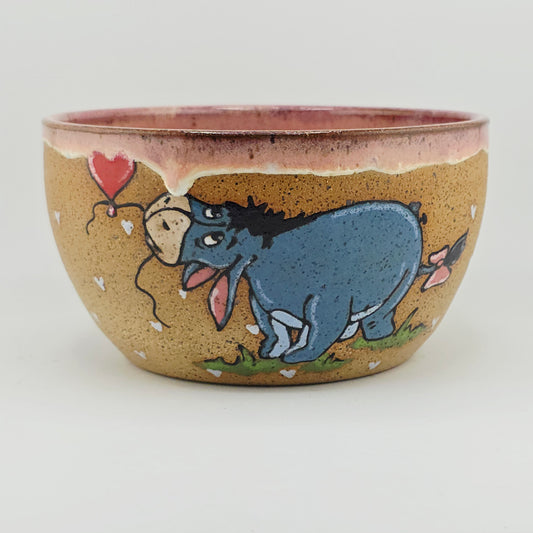 #040 Handmade stoneware bowl 3x5.5