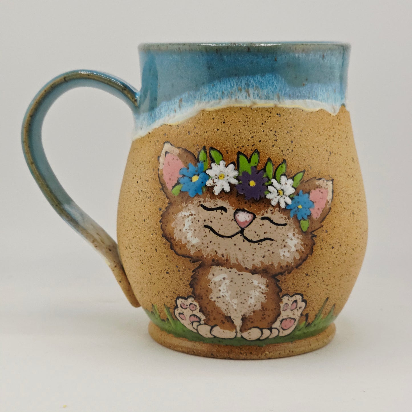 #23 Handmade stoneware Mug    16oz