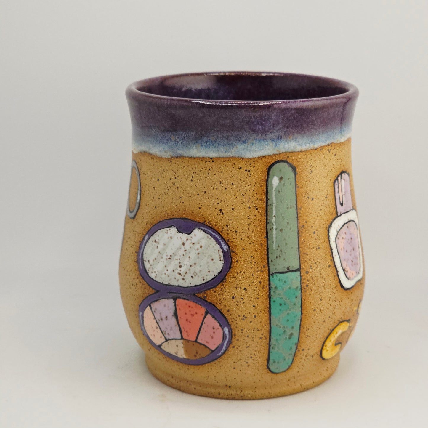 #08 Handmade stoneware Mug   17oz