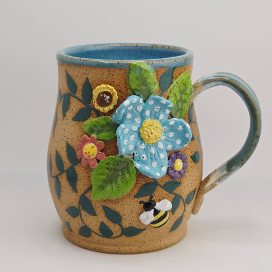 #036 Handmade stoneware Mug   17oz