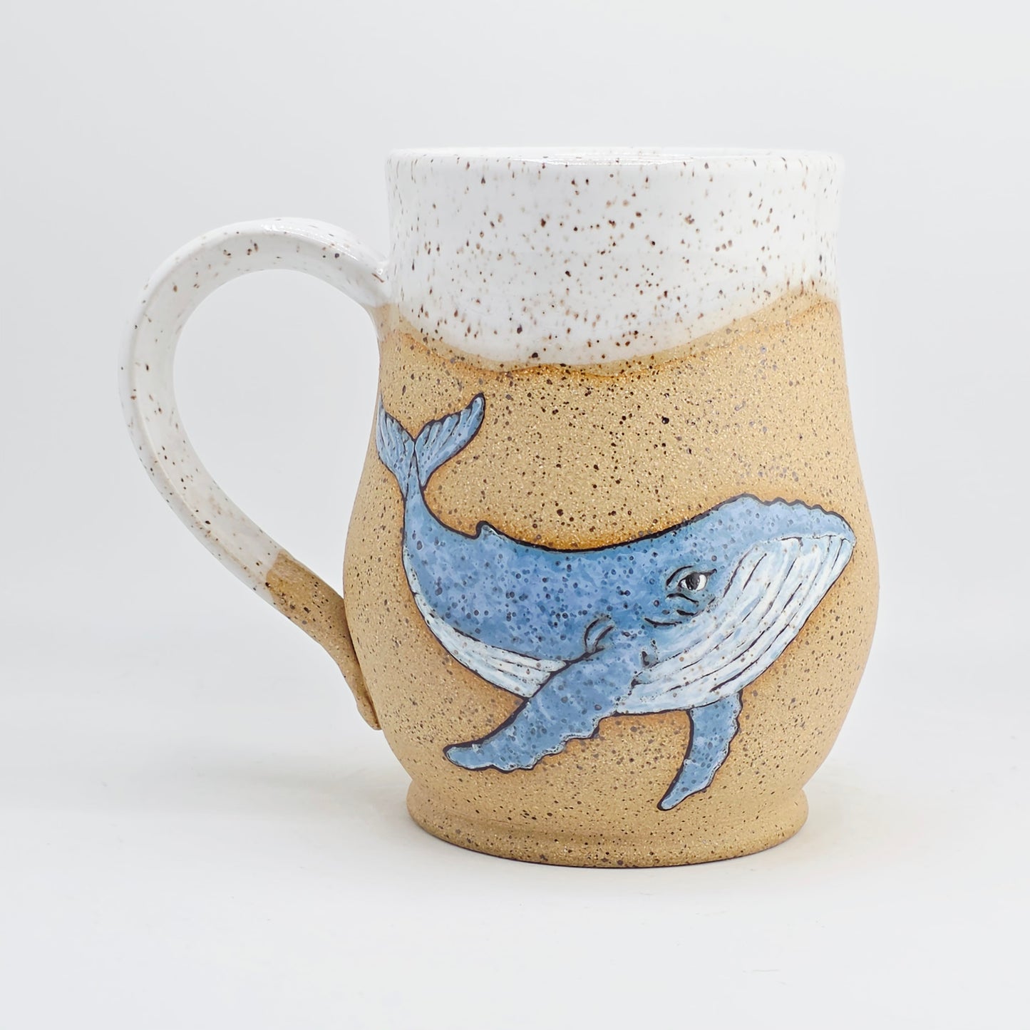 #16 Handmade stoneware Mug 17oz