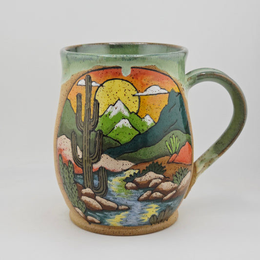 #06 Handmade stoneware mug 19oz