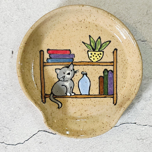 #30 Handmade stoneware spoonrest