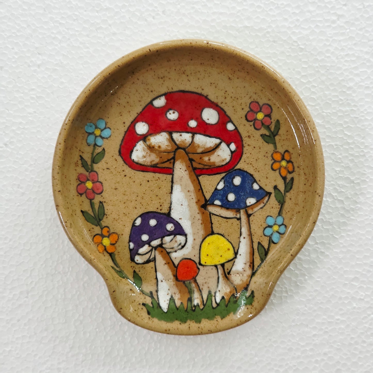 #35 Handmade stoneware spoonrest