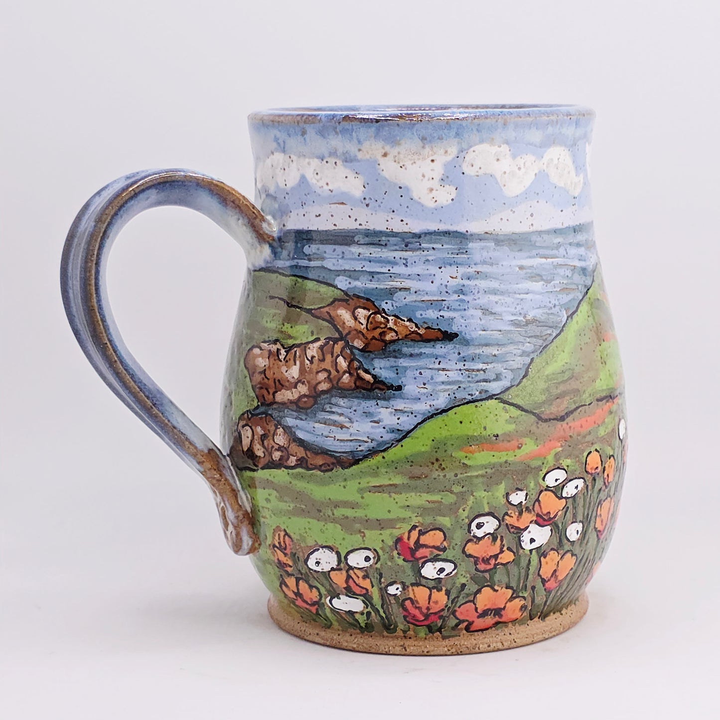 #07 Handmade stoneware Mug 20oz