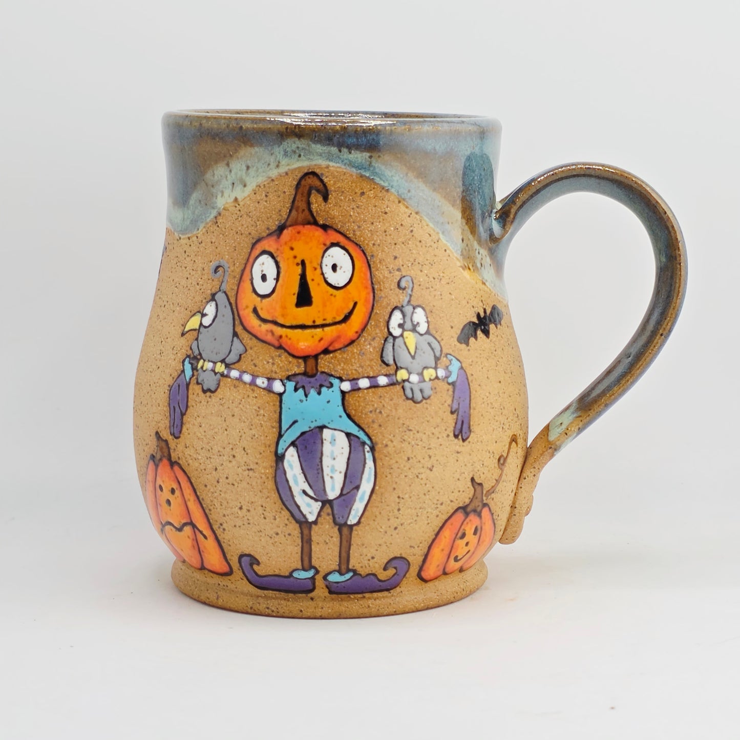 #11 Handmade stoneware Mug 17oz