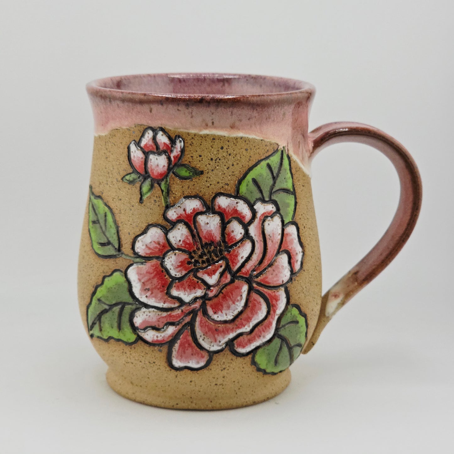 #016 Handmade stoneware mug 18oz