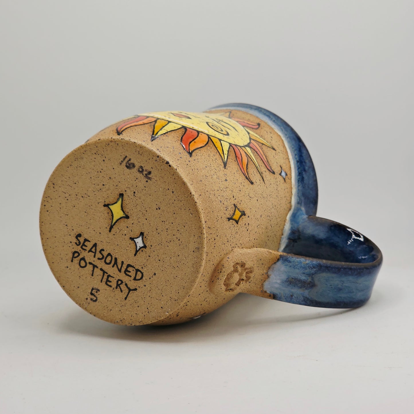 #05 Handmade stoneware Mug 16oz