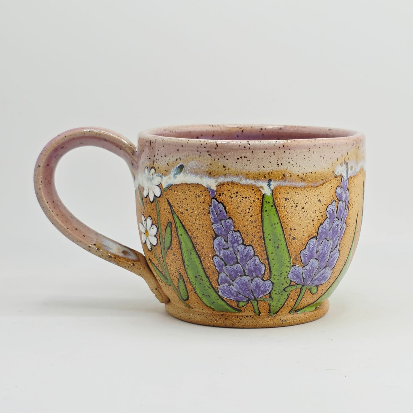 #28 Handmade stoneware Mug 12 0z