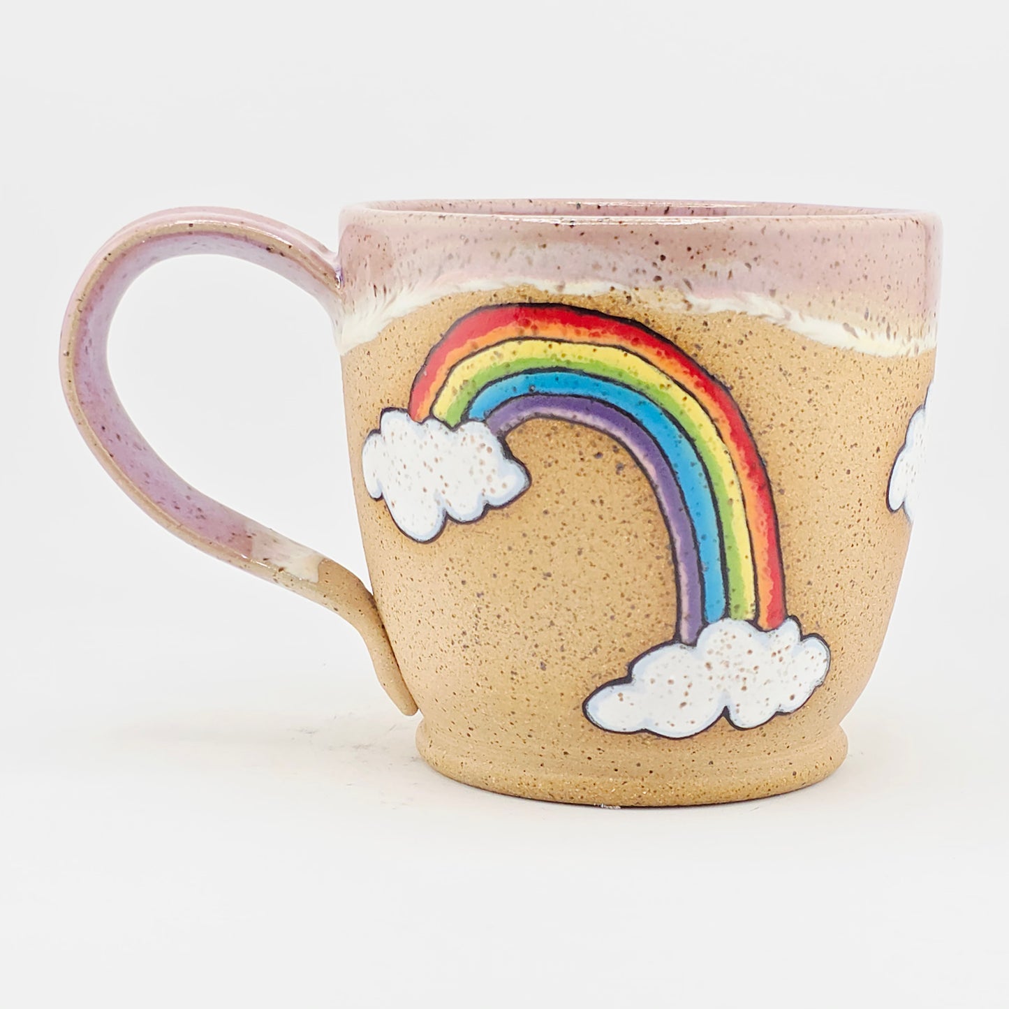 #21 Handmade stoneware mug 14 oz